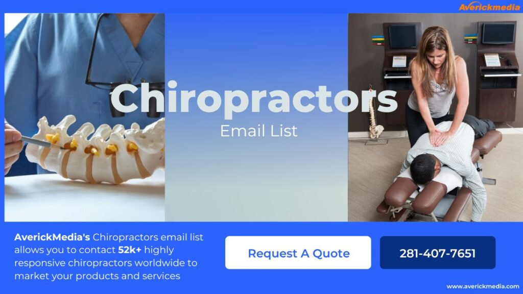 chiropractor email lists