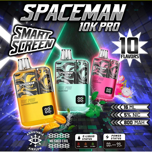 SpaceMan 10k Pro vape