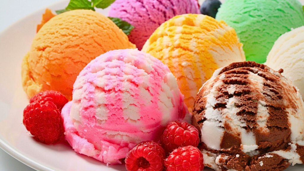 Featuring a delightful assortment of best ice cream colorful flavors